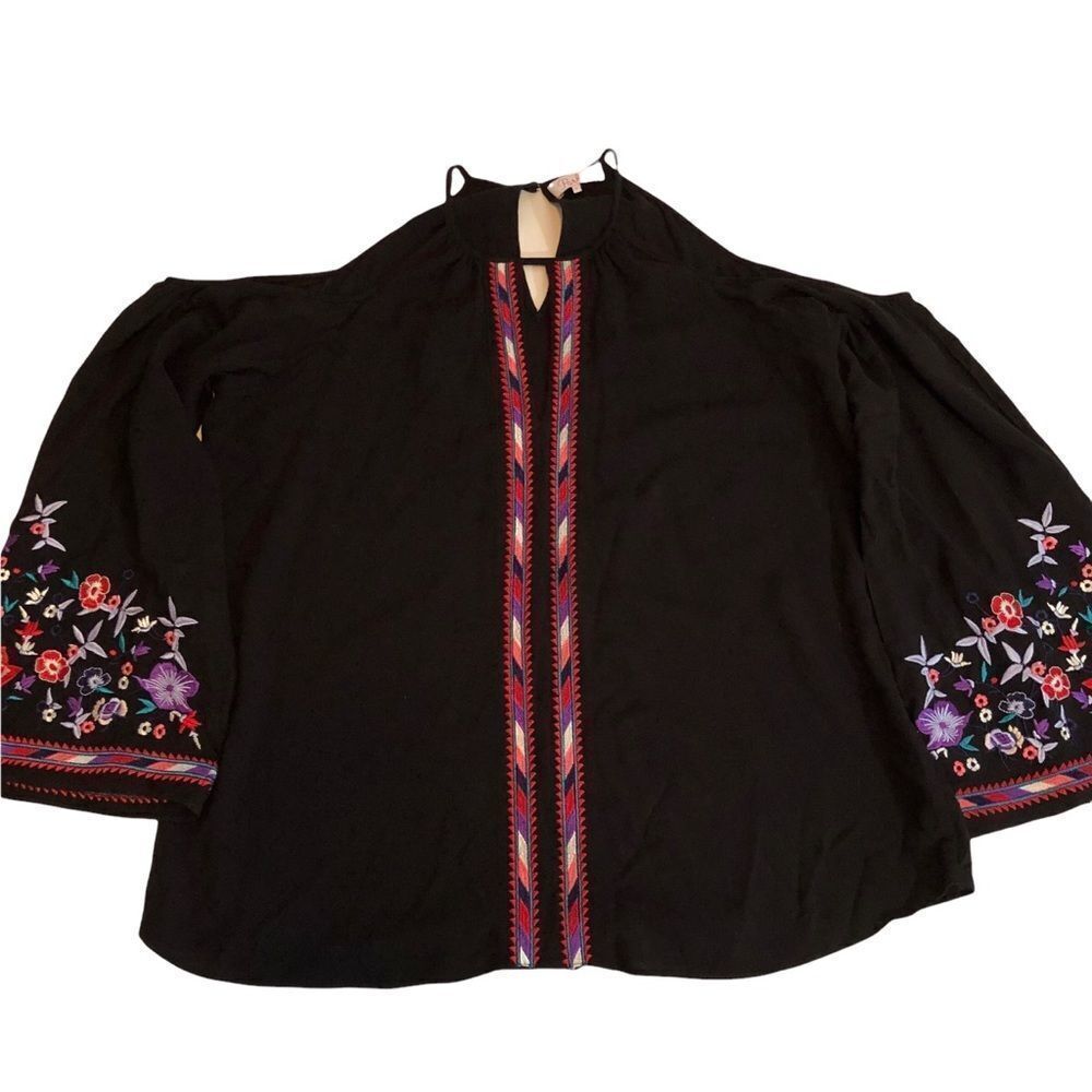 Parker Adelise Embroidered Cold Shoulder Top - Picture 5 of 16